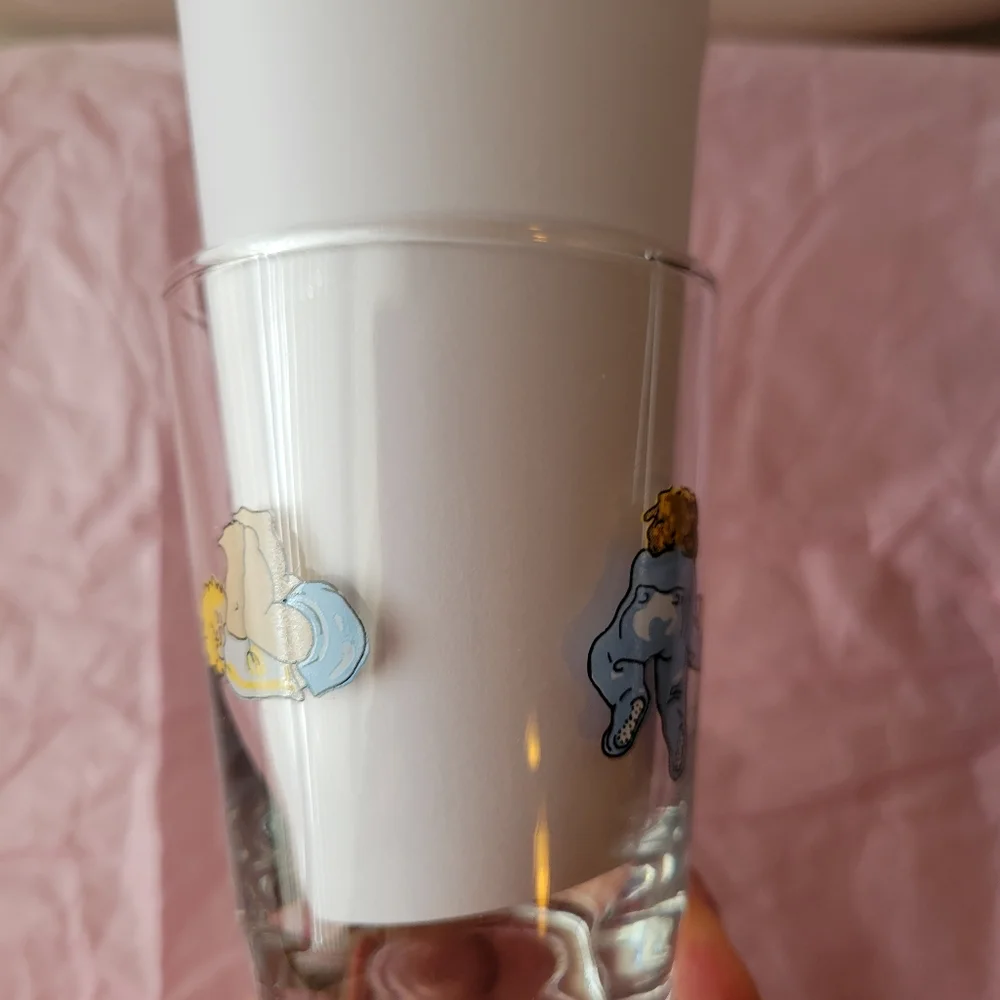 Adorable Nicole Miller ~ Fishs Eddy Baby Drinking Glass ~ Cute Baby Shower Décor